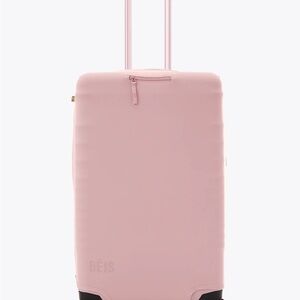 BEIS medium atlas pink luggage cover
